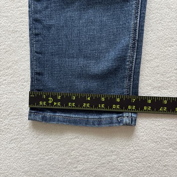 Melissa McCarthy Seven7 Jeans Women 18 Straight Blue Denim Plus Size Stretch - Picture 10 of 16
